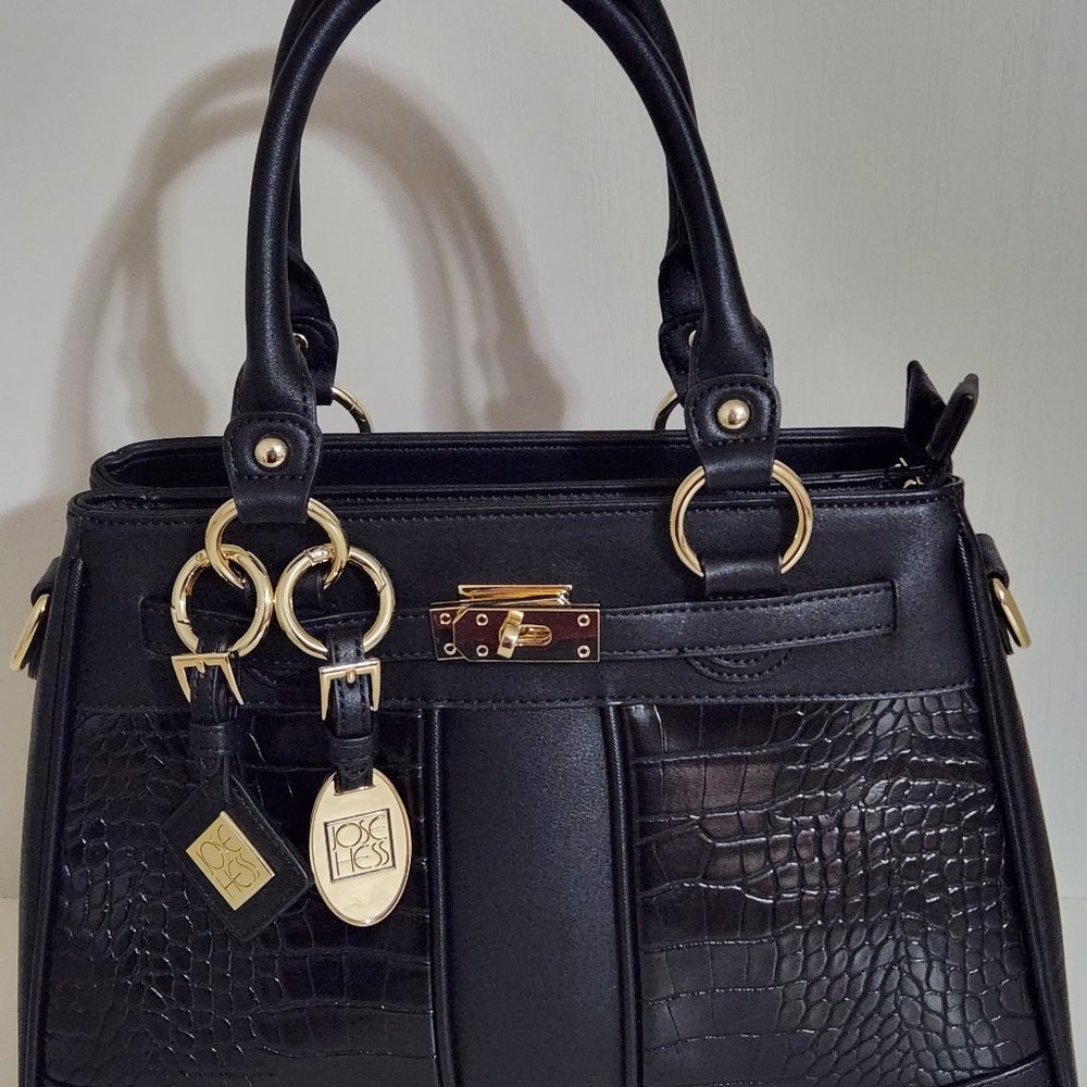 Brand New Black Jose Hess Crossbody Bag